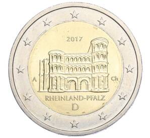 2 евро 2017 года D Германия «Федеральные земли Германии — Рейнланд-Пфальц (Порта Нигра)»