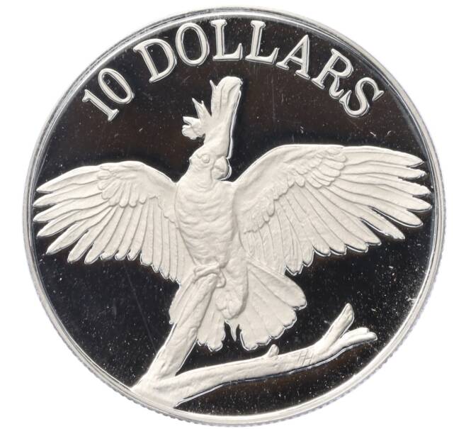 Монета 10 долларов 1990 года Австралия «Какаду» (Артикул M2-73555)