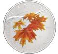 Монета 5 долларов 2007 года Канада «Осенние кленовые листья — оранжевые» (Артикул M2-73582)