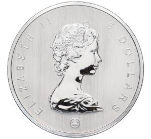 5 долларов 2008 года Канада «20 лет кленовому листу»