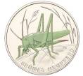 Монета 5 евро 2024 года А Германия «Чудесный мир насекомых — Зеленый кузнечик» (Артикул M2-73591)