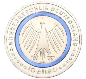 10 евро 2024 года F Германия «На службе общества — Полиция»