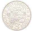 Монета 3 евро 2024 года Австрия «Светящаяся морская жизнь — Светящаяся медуза» (Артикул M2-73594)