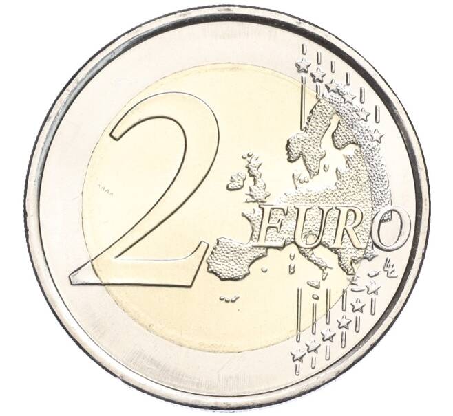 Монета 2 евро 2024 года Португалия «50 лет со дня революции 25 апреля 1974 года» (Артикул M2-73597)