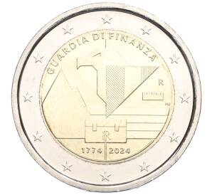 2 евро 2024 года Италия «250 лет финансовой гвардии»