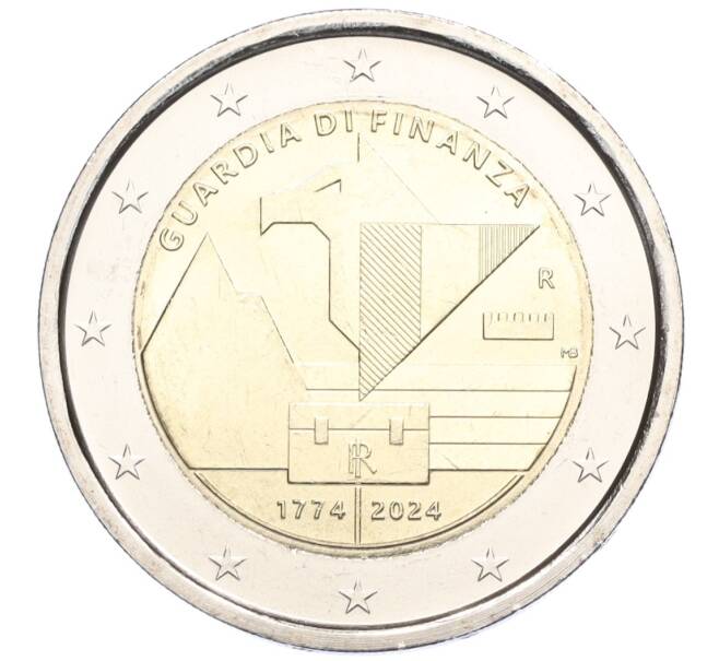 Монета 2 евро 2024 года Италия «250 лет финансовой гвардии» (Артикул M2-73599)