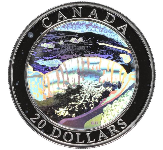 Монета 20 долларов 2003 года Канада «Чудеса природы — Ниагарский водопад» (Артикул M2-73604)