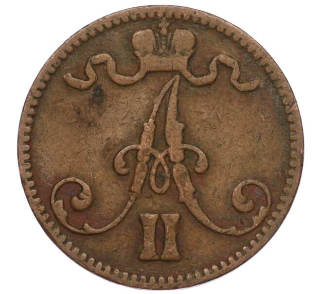 Монета 5 пенни 1867 года Русская Финляндия (Артикул M1-58771)