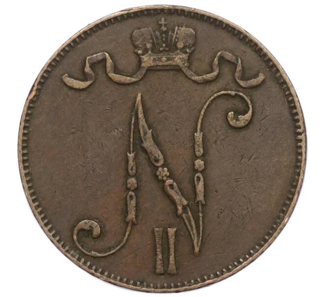 Монета 5 пенни 1899 года Русская Финляндия (Артикул M1-58773)