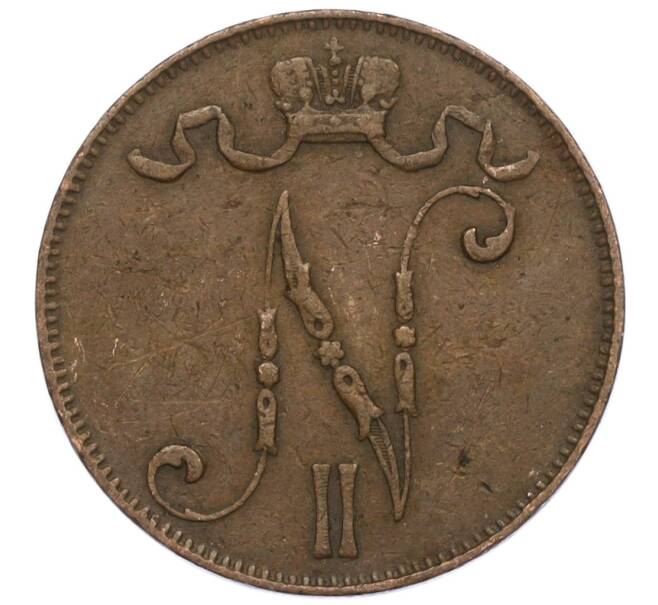 Монета 5 пенни 1899 года Русская Финляндия (Артикул M1-58778)