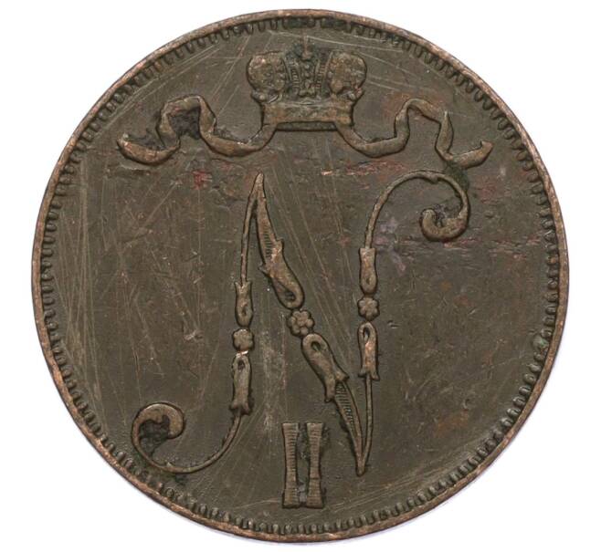 Монета 5 пенни 1898 года Русская Финляндия (Артикул: M1-58785) — Фото №2
