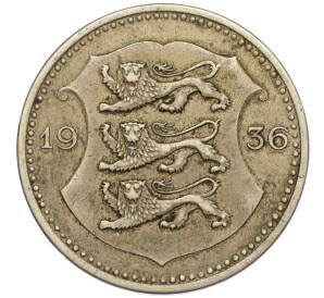 50 сентов 1936 года Эстония — Фото №1