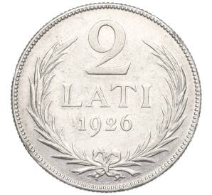 2 лата 1926 года Латвия — Фото №1