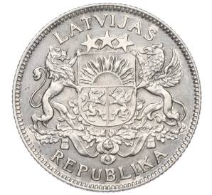 1 лат 1924 года Латвия — Фото №2