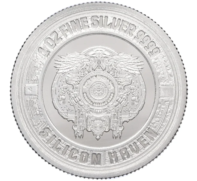 Монета 1 унция 2024 года США «100 биткоинов» (Артикул M2-73608)