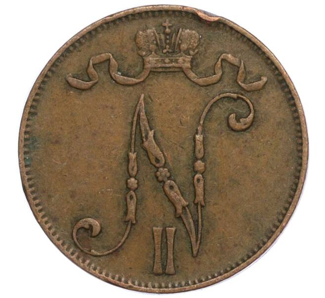 Монета 5 пенни 1906 года Русская Финляндия (Артикул M1-58832)