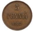 Монета 5 пенни 1912 года Русская Финляндия (Артикул M1-58872)