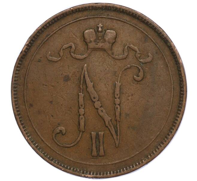 Монета 10 пенни 1897 года Русская Финляндия (Артикул M1-58905)