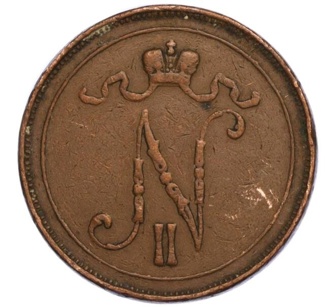 Монета 10 пенни 1911 года Русская Финляндия (Артикул M1-58923)