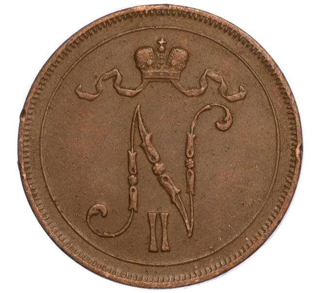 Монета 10 пенни 1916 года Русская Финляндия (Артикул M1-58927)