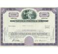 Акция на 100 долей Коммунальной компании стран Персидского залива 1968 года США (Артикул K12-04257)