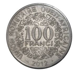 100 франков 2012 года Западно-Африканский монетный союз