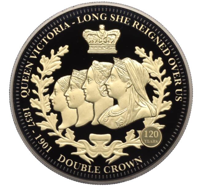 Монета 2 кроны 2021 года Тристан-да-Кунья «120 лет со дня смерти королевы Виктории» (Артикул M2-73622)