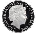 Монета 10 фунтов 2009 года Гернси «Сверхзвуковой конкорд» (Артикул M2-73623)