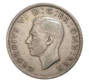 1/2 кроны 1947 года Великобритания — Фото №2