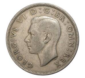 1/2 кроны 1948 года Великобритания — Фото №2