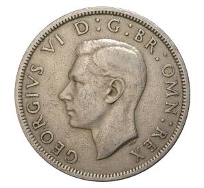 1/2 кроны 1949 года Великобритания — Фото №2