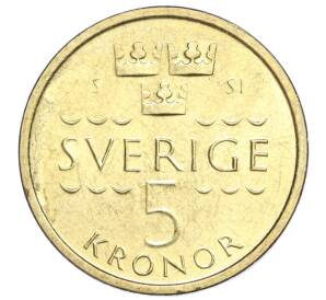 5 крон 2016 года Швеция