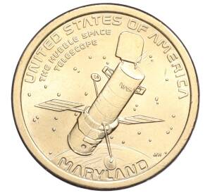 1 доллар 2020 года D США «Американские инновации — космический телескоп Хаббл»
