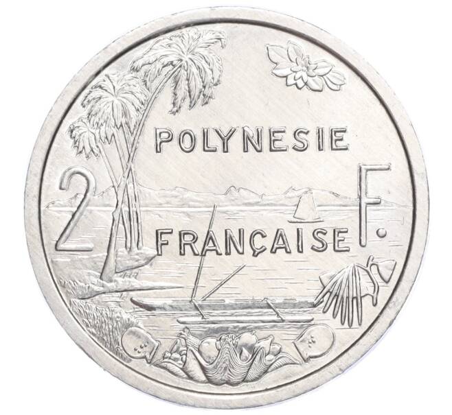 Монета 2 франка 1999 года Французская Полинезия (Артикул K12-04292)