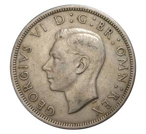 1/2 кроны 1951 года Великобритания — Фото №2