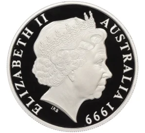 1 доллар 1999 года Австралия «Пара кенгуру»