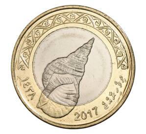 2 руфии 2017 года Мальдивы — Фото №1