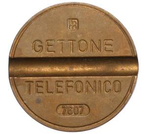 Телефонный жетон «Gettone Telefonico» 1976 года Италия