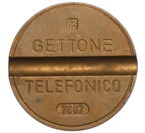 Телефонный жетон «Gettone Telefonico» 1976 года Италия