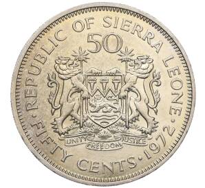 50 центов 1972 года Сьерра-Леоне