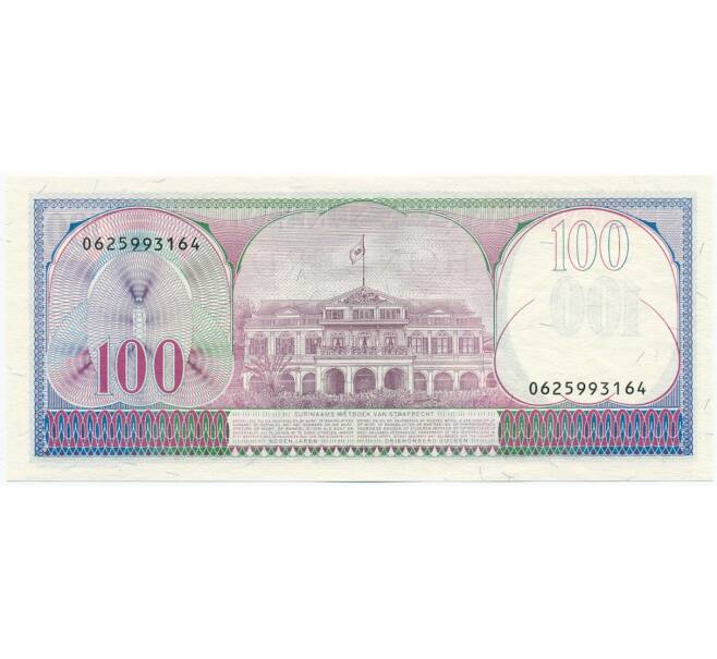 Банкнота 100 гульденов 1985 года Суринам (Артикул K12-04576)