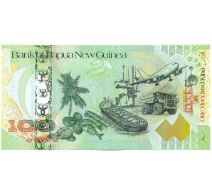 100 кина 2008 года Папуа — Новая Гвинея «35 лет Банку Папуа-Новой Гвинеи»