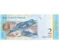 Банкнота 2 боливара 2012 года Венесуэла (Артикул K12-04610)