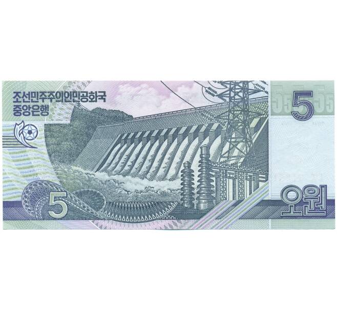 Банкнота 5 вон 2002 года Северная Корея (Артикул K12-04614)