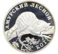 Монета 1 рубль 2004 года СПМД «Красная книга — Амурский лесной кот» (Артикул K12-04660)