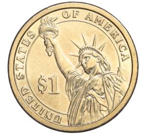 1 доллар 2007 года США (D) «4-й президент США Джеймс Мэдисон»