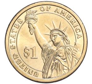 1 доллар 2007 года США (D) «2-й президент США Джон Адамс»
