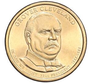 1 доллар 2012 года США (D) «22-й президент США Грувер Кливленд»