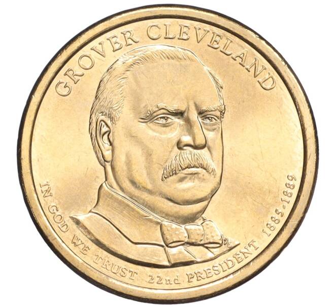 Монета 1 доллар 2012 года США (D) «22-й президент США Грувер Кливленд» (Артикул K12-04918)