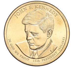 1 доллар 2015 года США (D) «35-й президент США Джон Кеннеди»